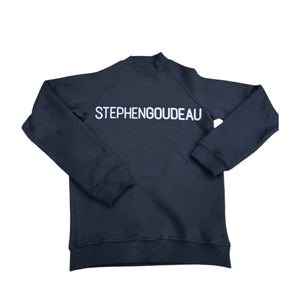 Stephen Goudeau Raised Signature Long Sleeve Sweatshirt