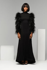 Ostrich Feather Gown